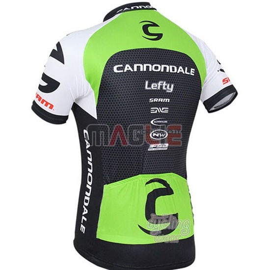 Maglia Canonodale manica corta 2016 verde e nero