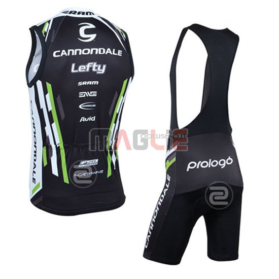 Gilet antivento Canonodale 2014 bianco e nero