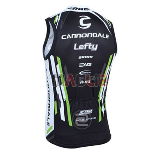 Gilet antivento Canonodale 2014 bianco e nero