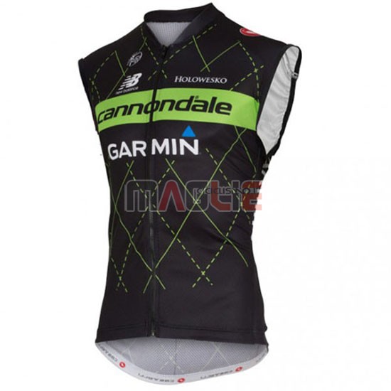 Gilet antivento Canonodale 2016 nero e verde