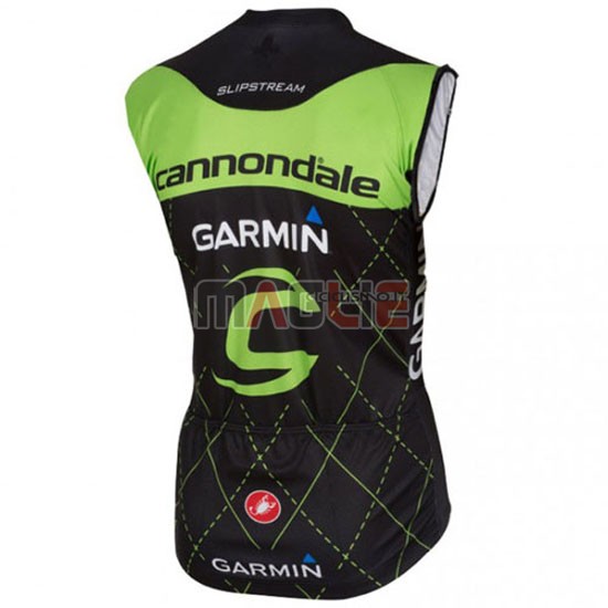 Gilet antivento Canonodale 2016 nero e verde