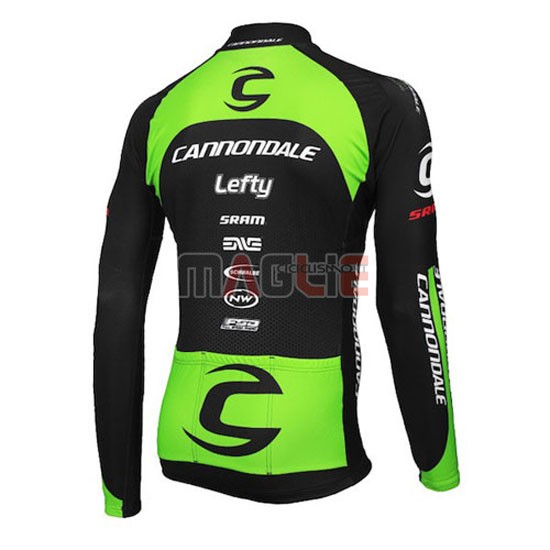 Maglia Cannondale manica lunga 2016 nero e verde - Clicca l'immagine per chiudere