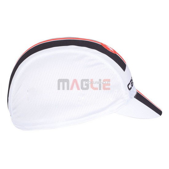 2013 Castelli Cappello Ciclismo bianco