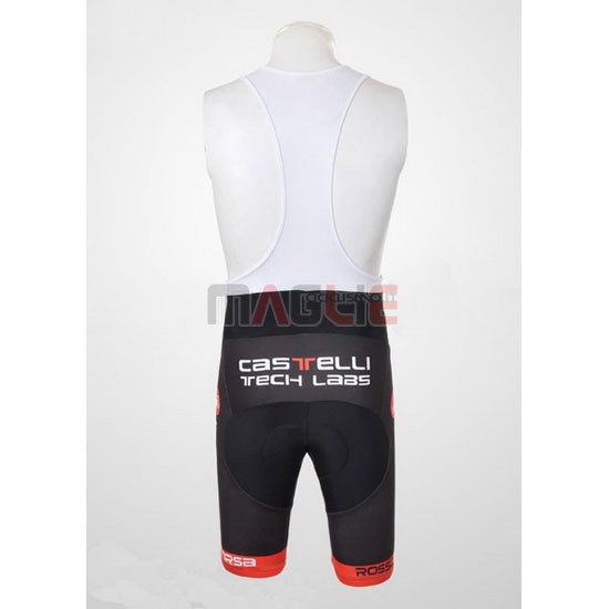 Maglia Castelli manica corta 2011 bianco e arancione