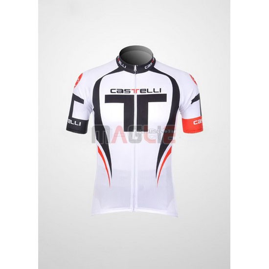 Maglia Castelli manica corta 2011 bianco e nero