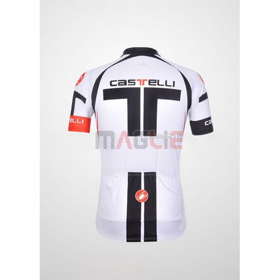 Maglia Castelli manica corta 2011 bianco e nero