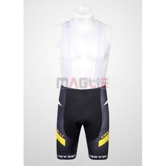 Maglia Castelli manica corta 2011 giallo e nero