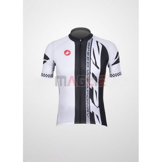 Maglia Castelli manica corta 2011 nero e bianco