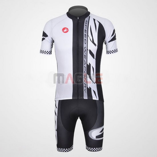 Maglia Castelli manica corta 2011 nero e bianco