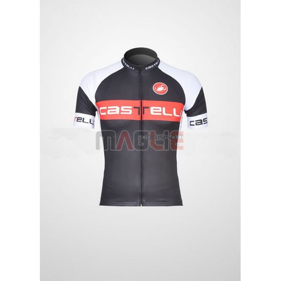 Maglia Castelli manica corta 2011 nero e rosso
