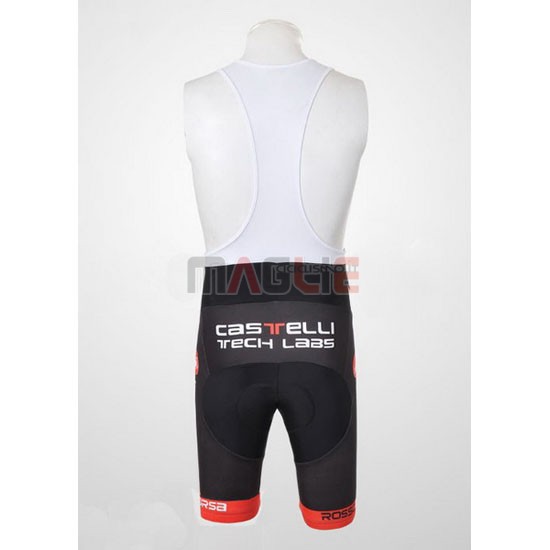 Maglia Castelli manica corta 2011 nero e rosso