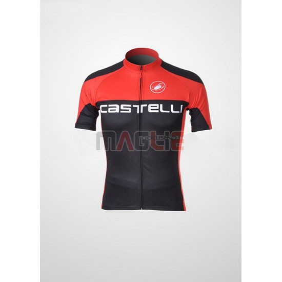 Maglia Castelli manica corta 2011 nero rosso