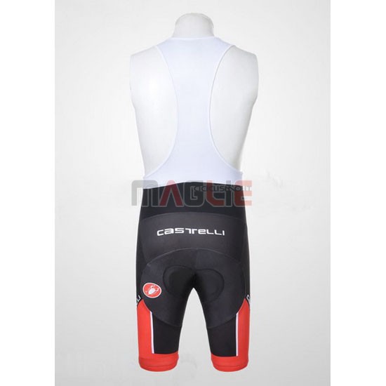 Maglia Castelli manica corta 2011 nero rosso