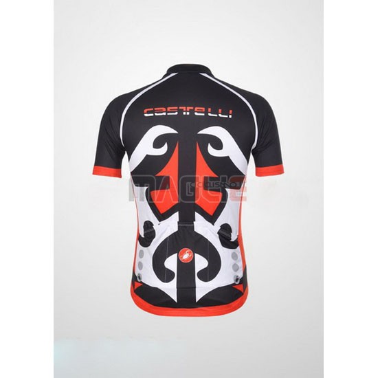 Maglia Castelli manica corta 2011 rosso e nero
