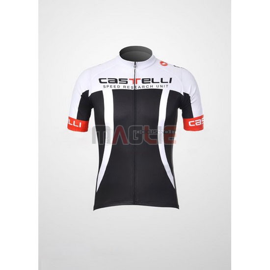 Maglia Castelli manica corta 2012 bianco e nero