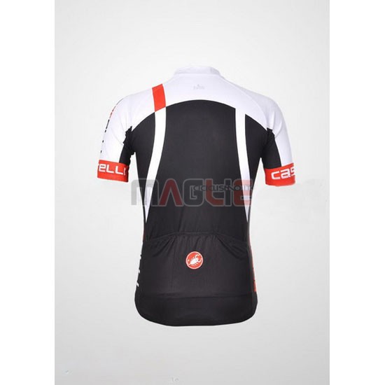 Maglia Castelli manica corta 2012 bianco e nero