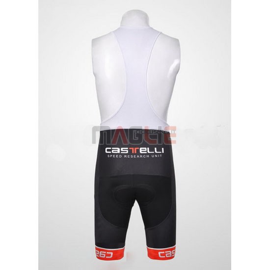 Maglia Castelli manica corta 2012 bianco e nero
