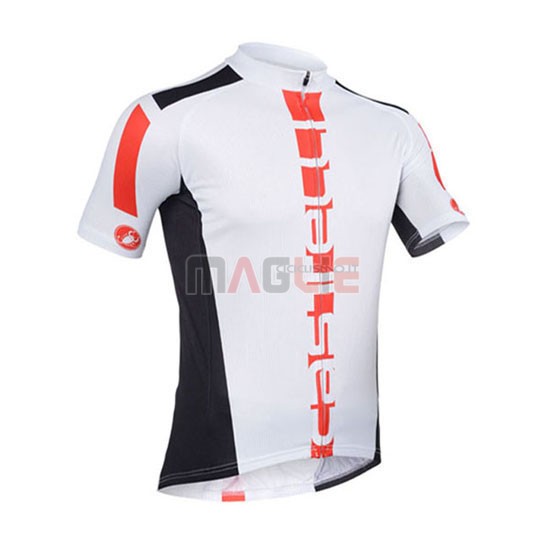 Maglia Castelli manica corta 2013 arancione e bianco