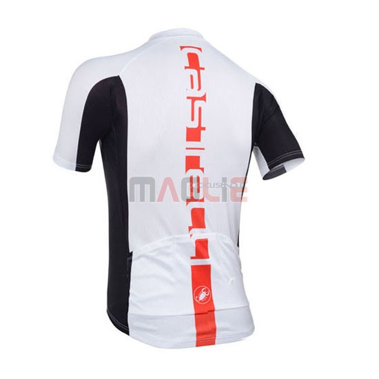 Maglia Castelli manica corta 2013 arancione e bianco