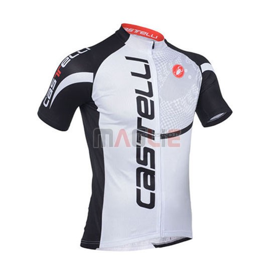 Maglia Castelli manica corta 2013 bianco e nero