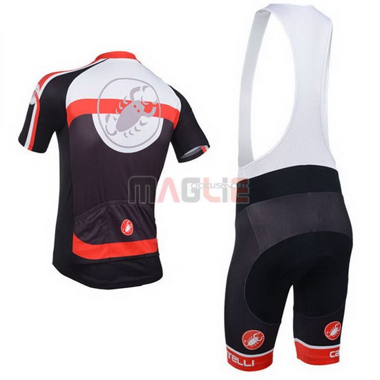 Maglia Castelli manica corta 2013 nero e bianco