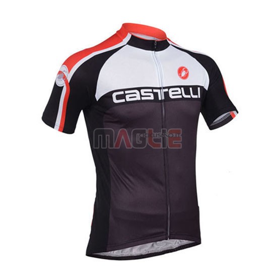 Maglia Castelli manica corta 2013 nero e bianco