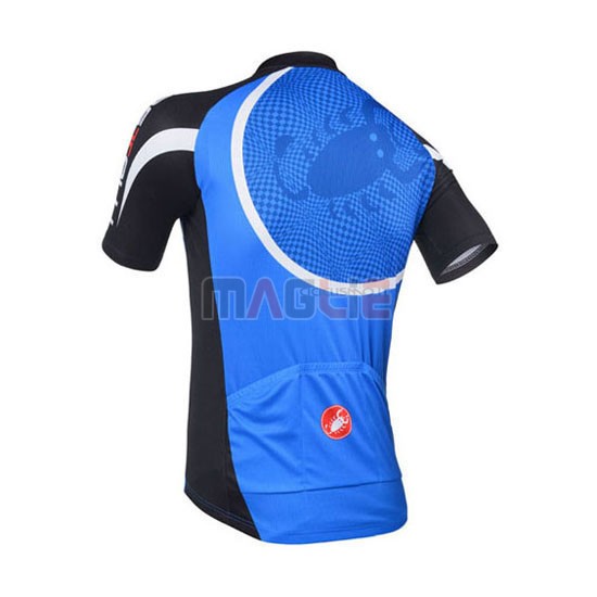 Maglia Castelli manica corta 2013 nero e blu