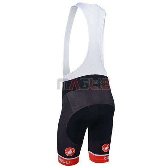 Maglia Castelli manica corta 2013 nero e rosso