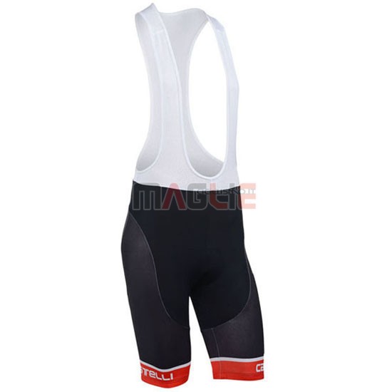 Maglia Castelli manica corta 2013 nero e rosso
