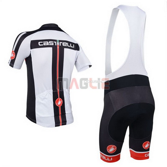 Maglia Castelli manica corta 2013 rosso e bianco
