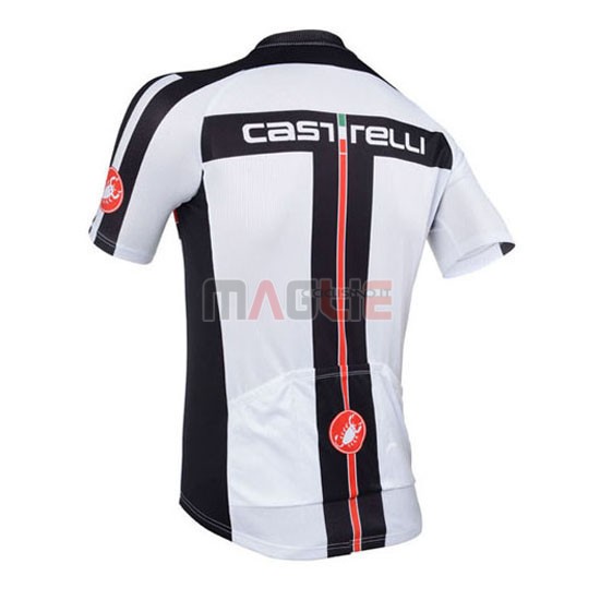 Maglia Castelli manica corta 2013 rosso e bianco