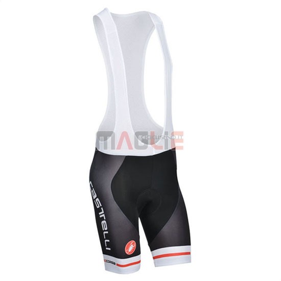 Maglia Castelli manica corta 2014 bianco e nero