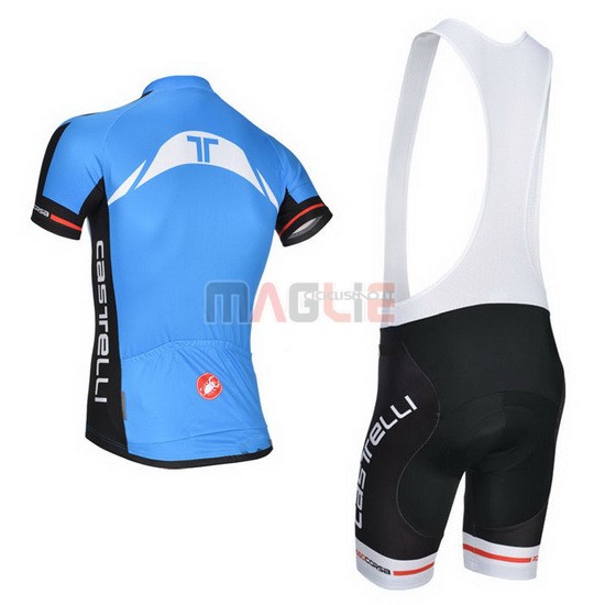 Maglia Castelli manica corta 2014 blu e nero