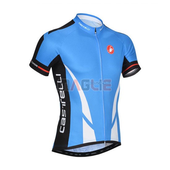 Maglia Castelli manica corta 2014 blu e nero