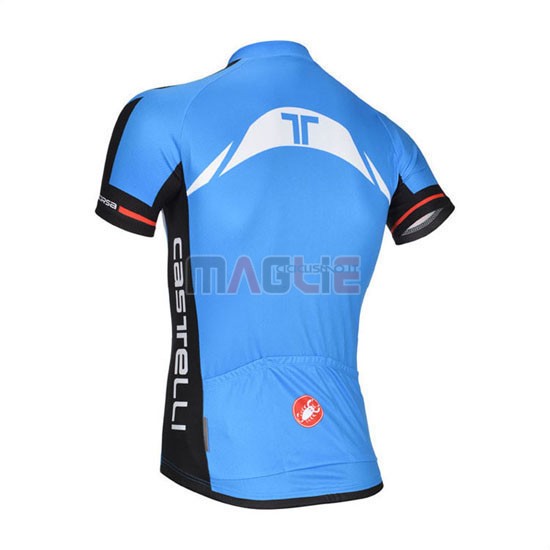 Maglia Castelli manica corta 2014 blu e nero