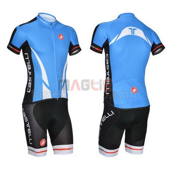 Maglia Castelli manica corta 2014 blu e nero