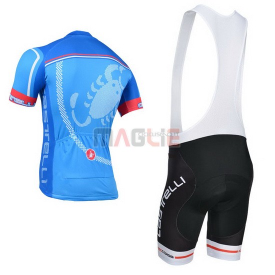 Maglia Castelli manica corta 2014 celeste