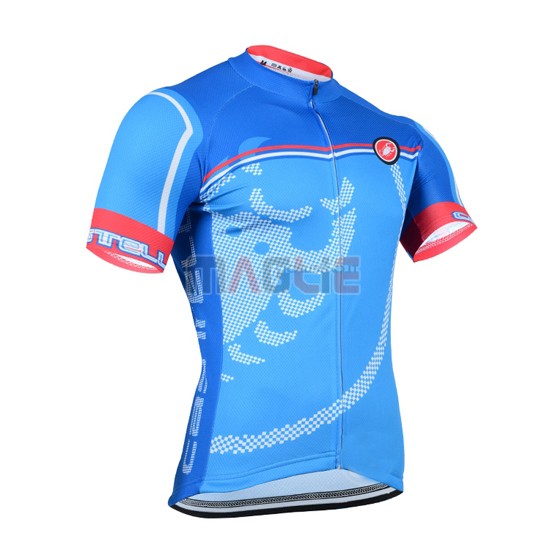 Maglia Castelli manica corta 2014 celeste