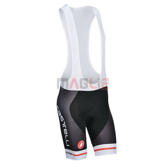 Maglia Castelli manica corta 2014 rosso e nero
