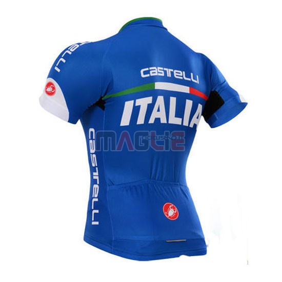 Maglia Castelli manica corta 2015 blu