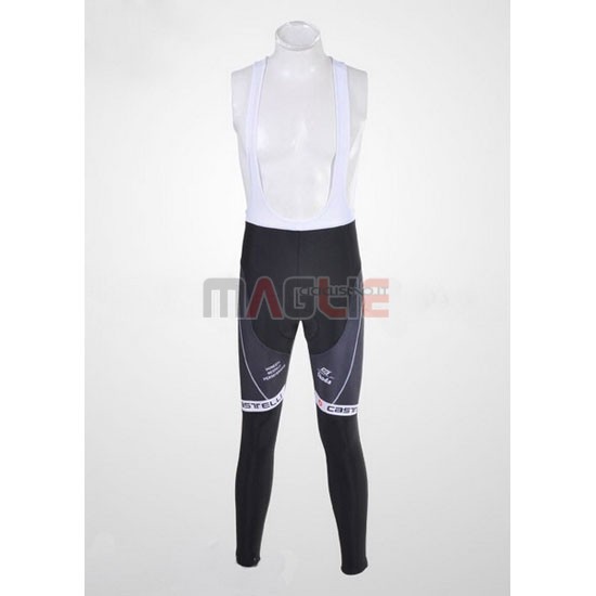 Maglia Castelli manica lunga 2010 bianco e nero