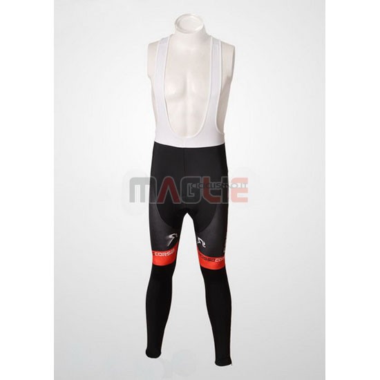 Maglia Castelli manica lunga 2010 nero e bianco