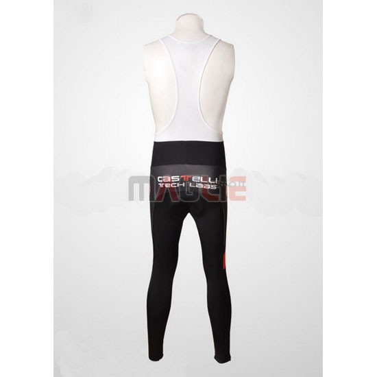 Maglia Castelli manica lunga 2010 nero e bianco