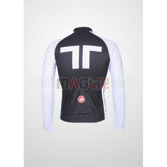 Maglia Castelli manica lunga 2011 bianco e nero