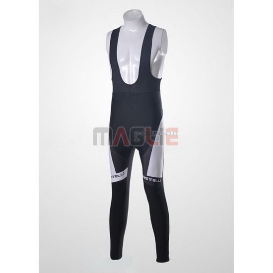 Maglia Castelli manica lunga 2011 bianco e nero