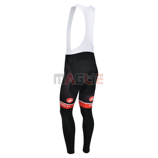 Maglia Castelli manica lunga 2013 bianco e nero
