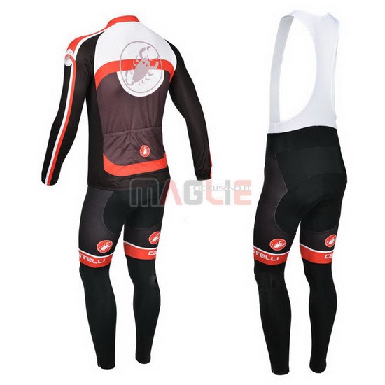 Maglia Castelli manica lunga 2013 nero e bianco