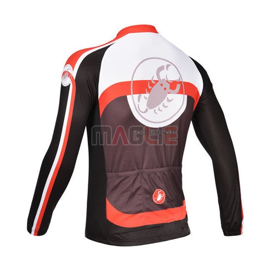 Maglia Castelli manica lunga 2013 nero e bianco