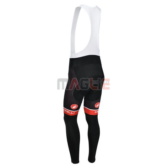 Maglia Castelli manica lunga 2013 rosso e bianco