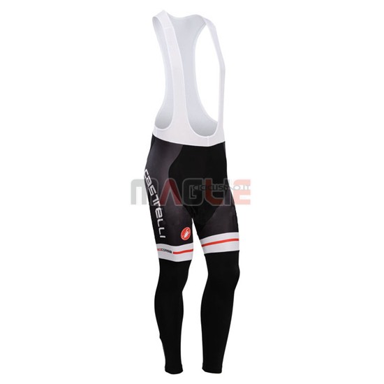 Maglia Castelli manica lunga 2014 nero e bianco